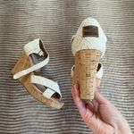 Toms Sienna Woven Cork Wedge Sandals Photo 6