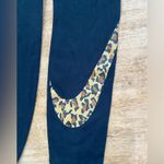 Nike  Sportswear Women’s Size Small Black Animal Print Logo‎ Leggings Photo 12