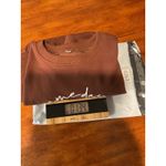 Game Day Sweatshirt Large Crewneck Womens Brown‎ L Football Tailgate Brown Photo 7