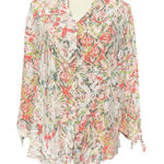 Allison Daley  Vibrant Patterned Button-Down Shirt Photo 0