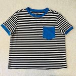 SheIn | Short Sleeve Shirt Stripped | White & Black | Womens | L Photo 0