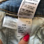 Levi's Light Washed High Rise Cut Off Levi’s Jean Shorts Size 28 Photo 8