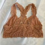 Serra  Lace Bralette in Warm Brown Feminine Cottagecore XL Photo 1
