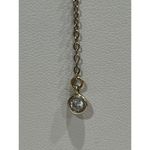 Luv‎ mei 925 single stone cubic zirconia lariat 16" Necklace Photo 2
