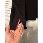 Ellos Black Long Sleeve Tunic Dress Pockets Side Slits Plus Size L 18 20 Photo 4