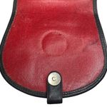 Vintage: Boots ‘n Bags ❁ Accordion Mini Crossbody Saddle Bag ❁ Brick Red Leather Photo 13