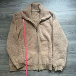 Soft Surroundings Soft Surrounding Tan Teddy Long Sleeve Fall Bomber Jacket Size 1X Fuzzy Soft Photo 5