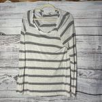 CAbi  4375 Game Tee Fall 2022 Grey Stripe Long Sleeve Crew Neck SM Photo 1