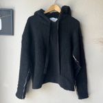 Maria McManus Brushed Fleece Wool Cashmere Blend Black Sweater Hoodie Size M‎ Size M Photo 2