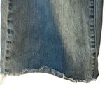 Madewell  Women's Wide Leg Crop Jeans Blue Size 24 Exposed Button Photo 5