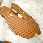 Sorel | Leather Sandals Sandal Natural Rose Gold Pink Beige Stretch | Size 9 Photo 4