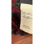 L'Agence  Kenna Silk Gown Black Red Roses Sz 12 Gothic Romance Photo 7