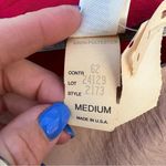 Vintage 80s Aztec southwestern colorblock embroidered windbreaker batwing blouse Red Size M Photo 6