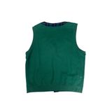 Liz Claiborne Vtg Lizsport Golf Preppy Tennis Sweater Vest V Neck Button Up Plaid Green/Blue L Photo 1