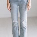 Pistola  Lennon Rainer Distress Crop Ankle Flare Bootcut Jean Distressed 26 Photo 0