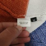 Ecowish  Autumn Stripe Draped Duster Cardigan Size Medium Photo 5