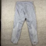 Lululemon  Align High Rise Pant Light Gray Heathered Mesh Panel Cropped Size 8 Photo 7