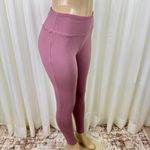Zenana New Women's Wide Waistband Full Length Leggings Dusty Pink XS Photo 3