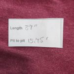 Calvin Klein Burgundy T-Shirt Dress with Side Drawstring Size 6 Oxblood Dress Photo 9