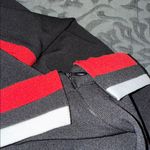 Madison Leigh  size 4 black red collared baby doll dress zips up back NWT dressy Photo 9