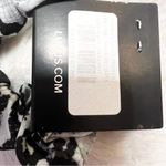 NWT Lulu’s Black & White Snake Print Scarf Ponytail Holder Photo 7