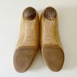 Fendi Patent Leather Zucchino Logo Heel Peep Toe Platform Pumps Beige Size 36.5 Photo 5