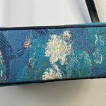 Vintage Y2K Royal Tapisserie Tapestry Woven Monet Classic Crossbody Bag purse Blue Photo 4