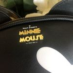 Disney Minnie Mouse Cosmetic Case NWT Black Gold Bow Makeup Bag Photo 2