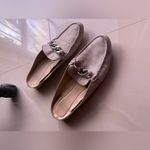 Donald Pliner  Women's Bless 8.5 B  Distressed Metallic Mules Light Pink  Taupe Photo 4