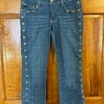 Rocawear  Women’s/Jr’s Embellished, Capri jeans, size 3GUC Photo 0