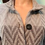 JM Collection  Chevron Chunky Knit Cardigan. Size PM Photo 10
