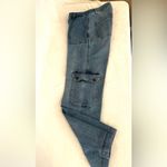 Stylish Denim cargo mom Straight Leg Women's Jeans sz 4 Blue Photo 4