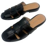 Madewell  Black The Dixson Fisherman Mule Size 7.5 Photo 1