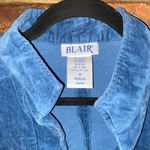 Blair  Blue Corduroy 3/4 Sleeve Toggle Front Jacket Women's Size 12 Photo 1