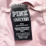 PINK - Victoria's Secret VS PINK Ultimate Lightly Lined Sports Bra Size Medium 
Pastel Pink Logo Seamless Photo 5