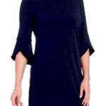 Vince Camuto  Black Ruffle Tulip Sleeve Mini Shift Dress NEW Plus Size 20W Photo 0