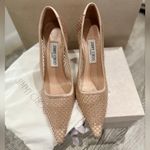 Jimmy Choo New In Box 95mm Lxia Satin Pumps Size 39 Photo 2
