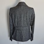 Eddie Bauer  Women’s Gray Wool-Silk Blazer – Elegant Work & Casual size 10P Photo 6