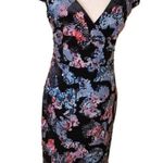 Dress the Population New Jaleah Sequins Velvet Sheath Dress Black Multi Photo 2