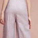 Anthropologie Elevenses Nantucket Linen Jumpsuit Lavender Lilac Sz 4 Photo 1