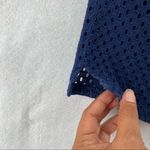 Chelsea28  Navy Cotton Eyelet Mid Rise‎ Crop Pant Photo 8