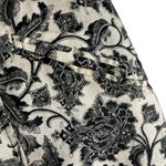 Zimmermann Zimmerman Linen Black White Floral Print Tie Waist A-Line Mini Skirt Size 4 Photo 6