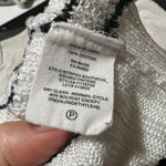 Theory  Black White Striped Bateau Boatneck Neckline Sweater MEDIUM Photo 7