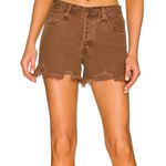 Free People We The Free Makai Brown Denim Shorts  Photo 3