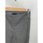 Hilary Radley Pants Women SMALL Black Plaid Printed Pull On Polyester Blend Photo 3