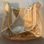 Women's Stary Beige Leather Shoulder Bag Photo 0