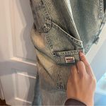 Guess Women's Striped Denim Overalls Photo 7