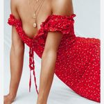Princess Polly  Red Floral Mini Dress Photo 0