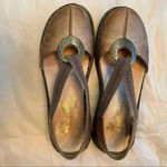 Rieker Antistress Daisy Medallion Beige Flat Sandals US 6 Tan Photo 12