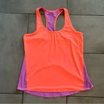 Athleta Colorblock Chi Tank Top Orange and Purple Photo 0